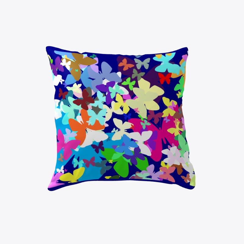 Butterfly Flurries Pillow