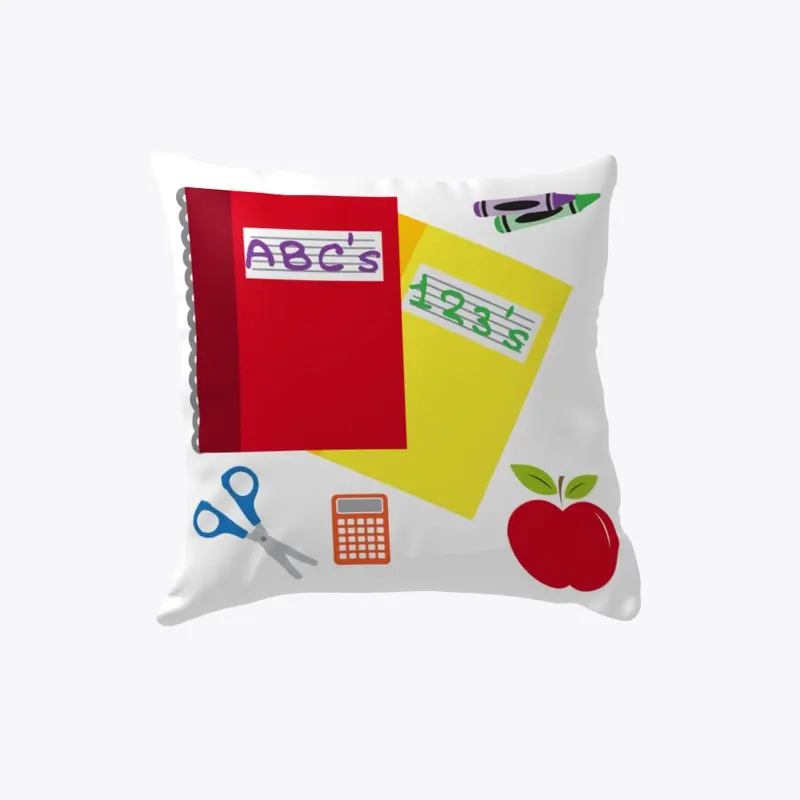 School Prep Pillow