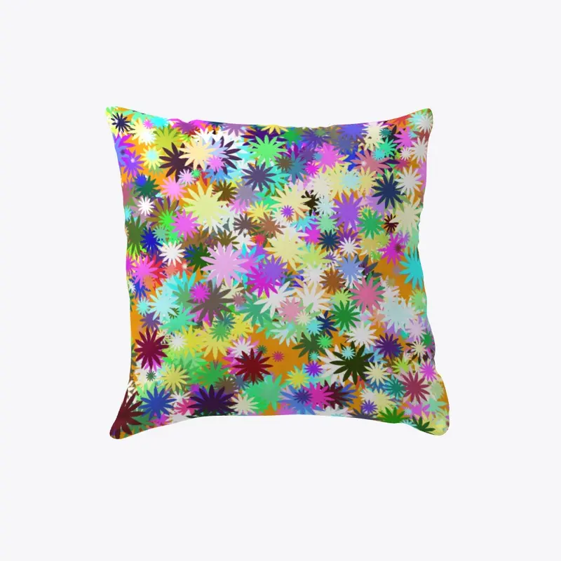 Fun Flowers Pillow