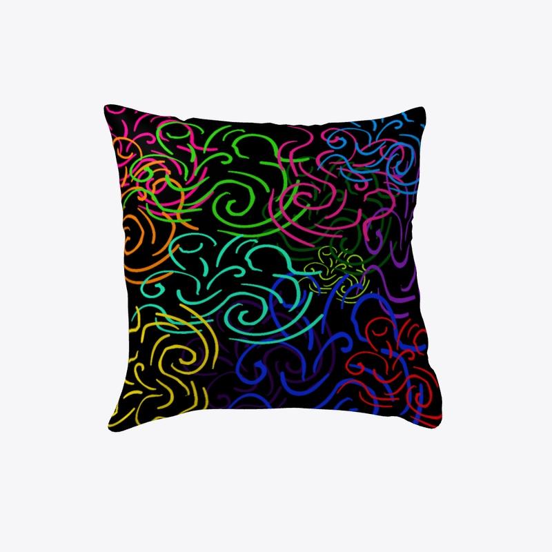 Waves of Life Pillow